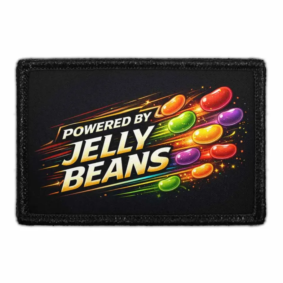 Pull Patch Powered Jelly Beans patch 3x2 velcro