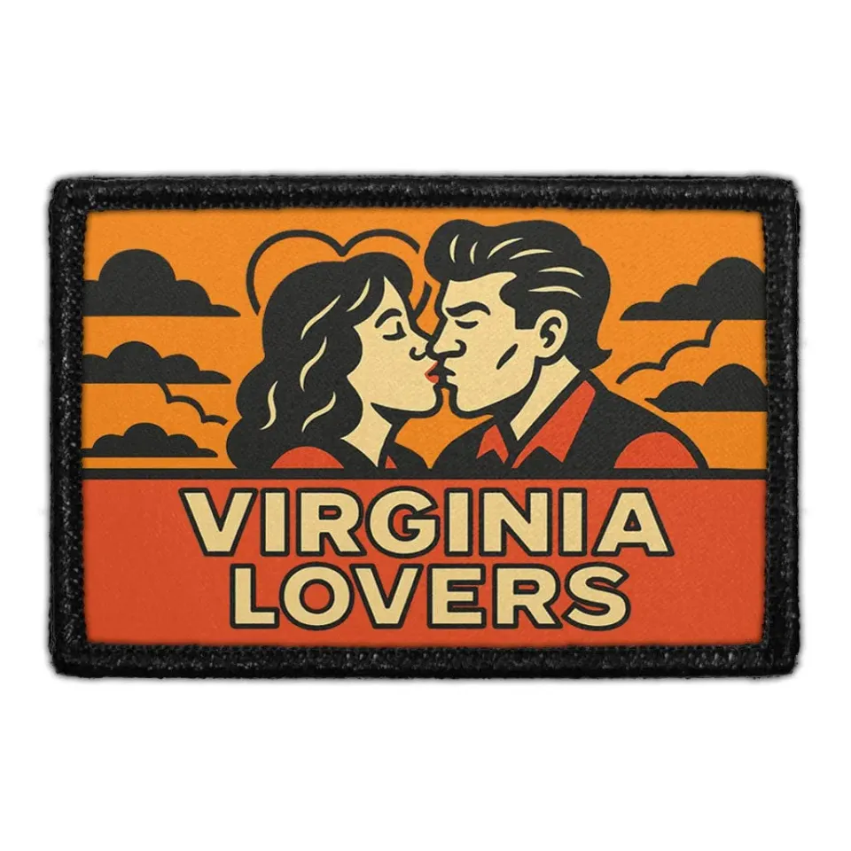 Pull Patch Virginia Lovers patch 76x51 mm Virginia