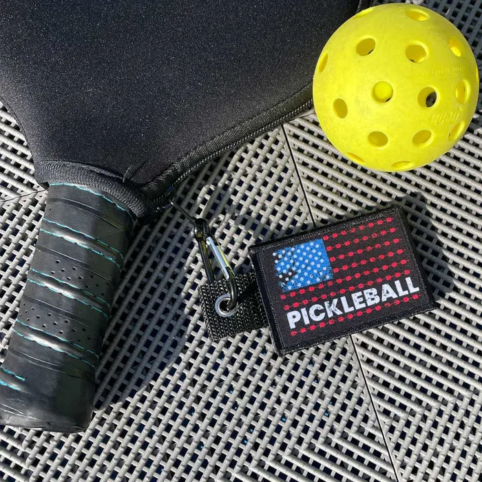 Pull Patch Pickleball US Flag patch med velcro
