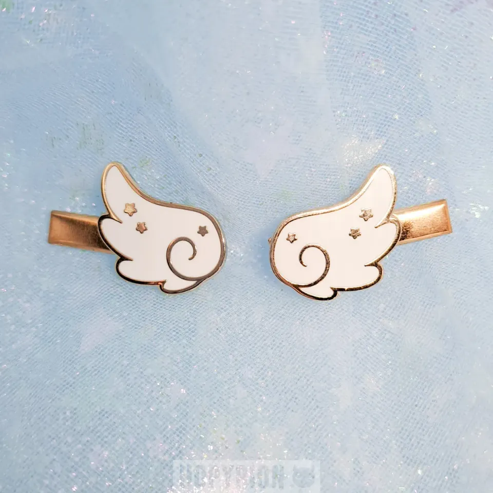 Hopyrion Angel Wings hårspænde guld 2 cm