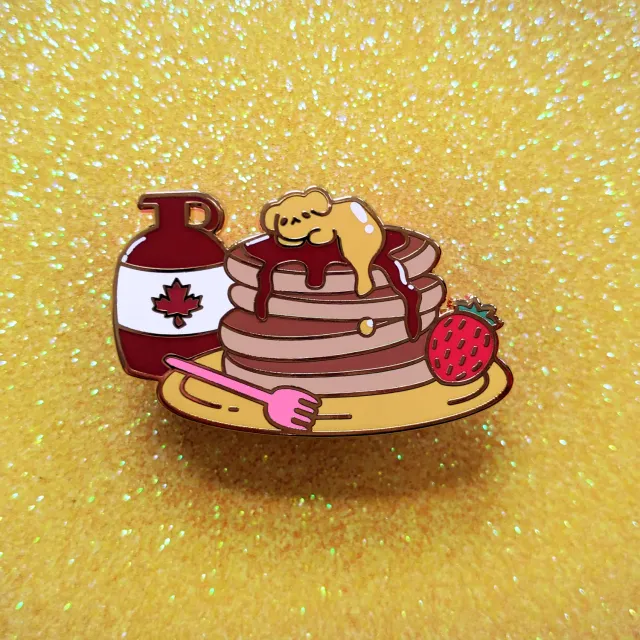 Appleminte Buttery Maple Pupcakes emaljepin 38mm guld