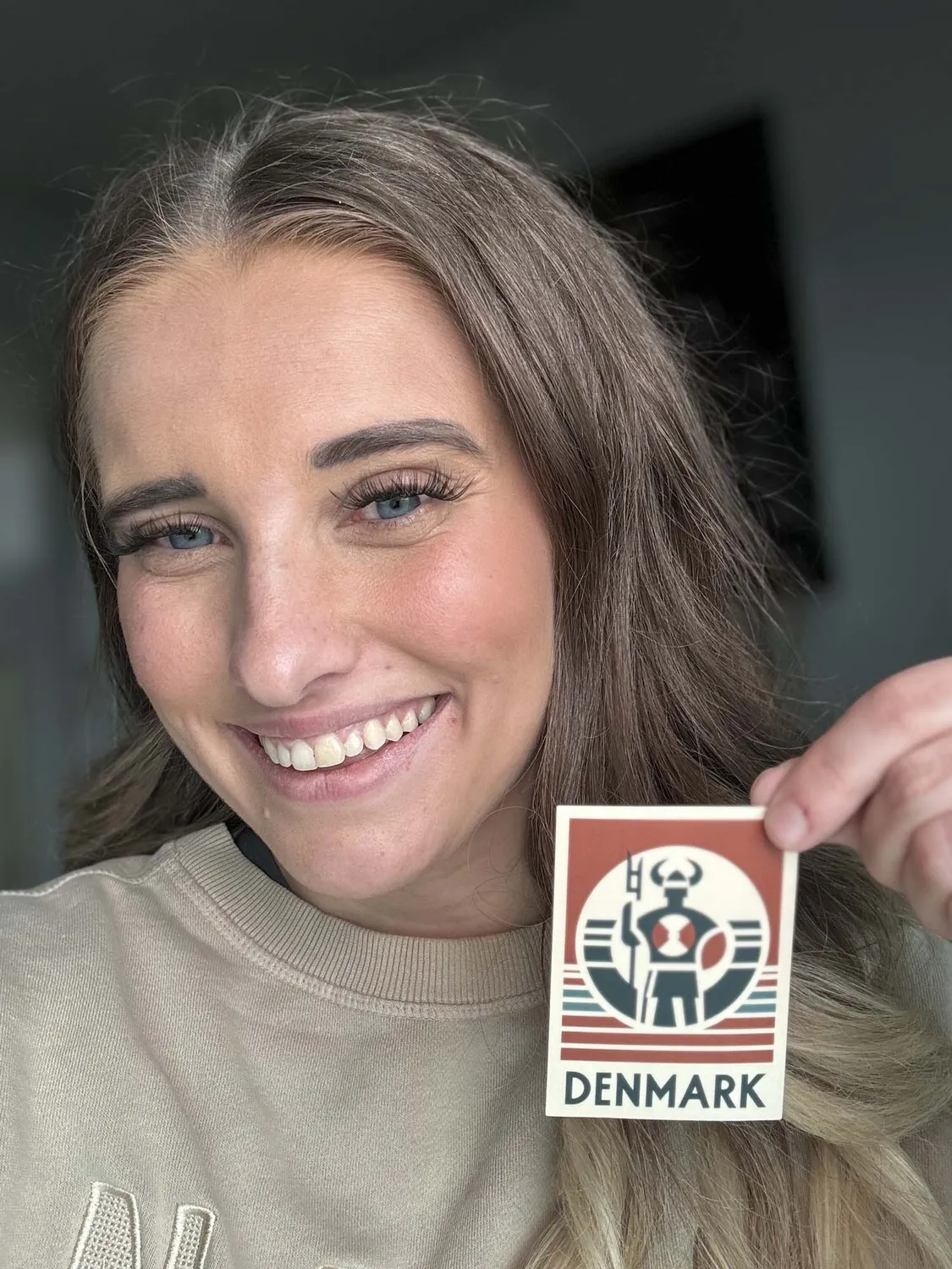Vagabond Heart Denmark klistermærke 3" vejrbestandig vinyl