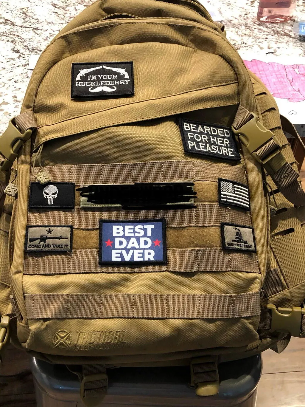 Pull Patch Dad 100% Essential patch med velcro