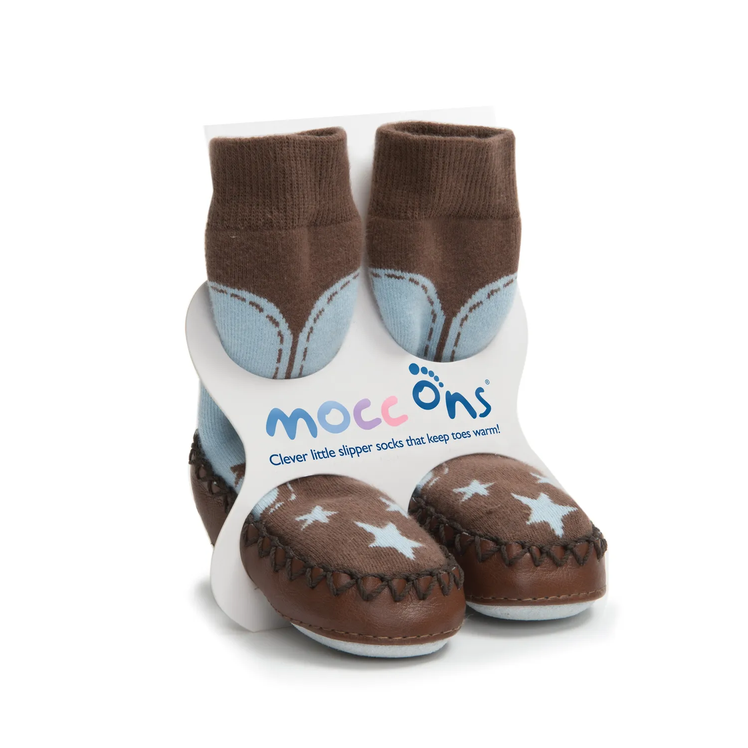 Sock Ons Mocc Ons sutsko drenge navy sneaker 12-18