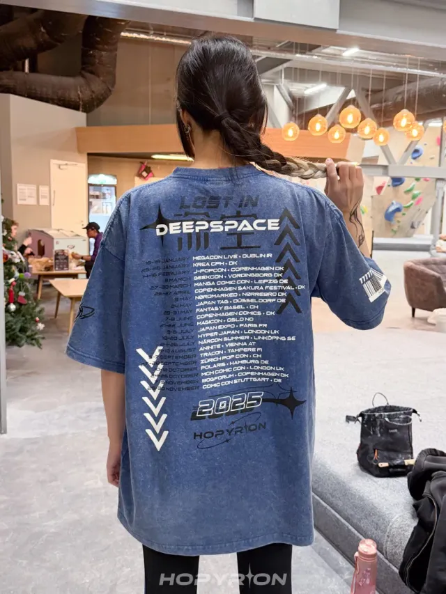 Hopyrion Deepspace 2025 Anniversary T-shirt oversize