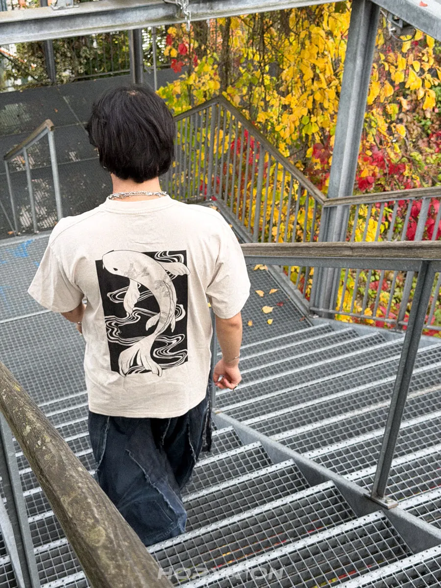 Hopyrion Koi Flow t-shirt oversize str. M