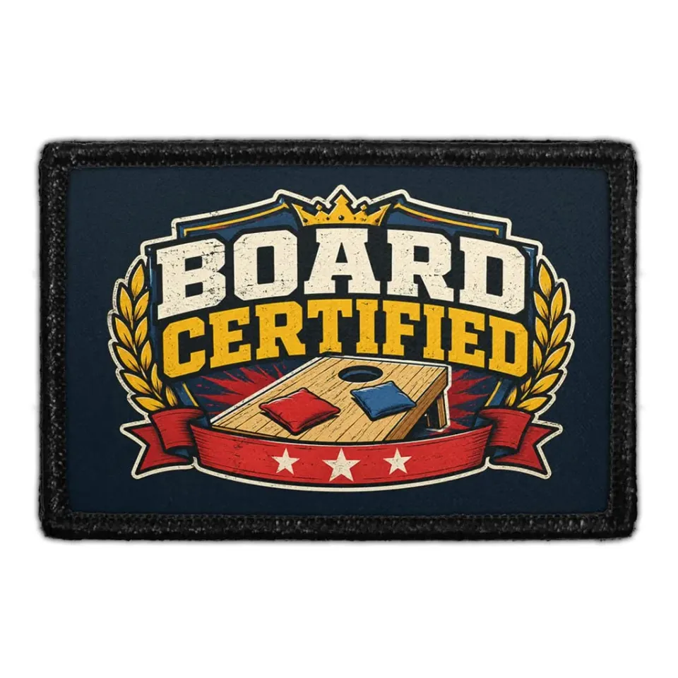 Pull Patch Board Certified patch 3x2 cornhole