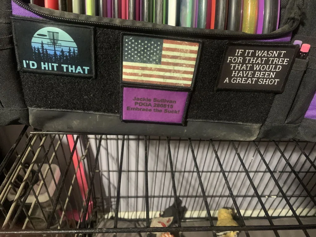 Pull Patch Merica patch med velcro tekst
