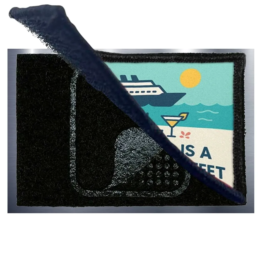 Pull Patch Floating Buffet patch med velcro 7,6x5 cm