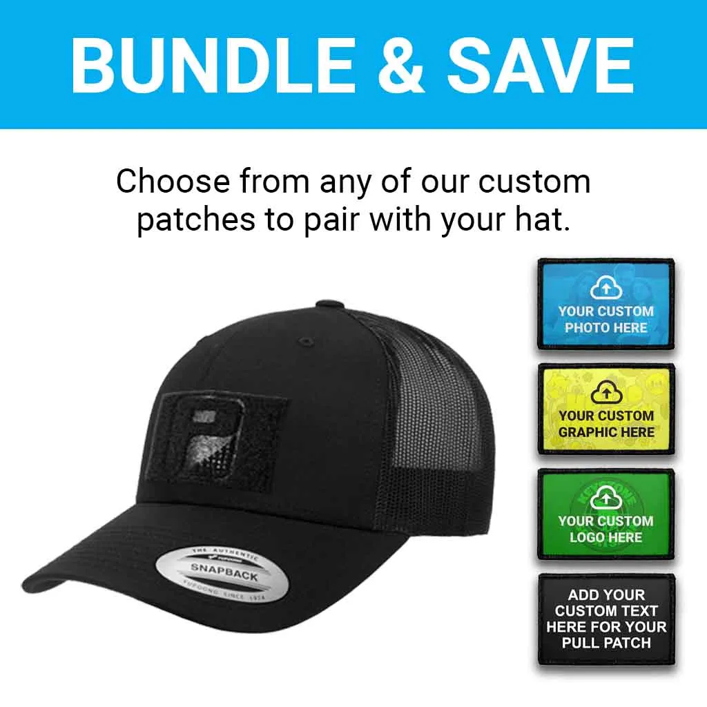 Pull Patch Custom Graphic truckerhat sort + patch