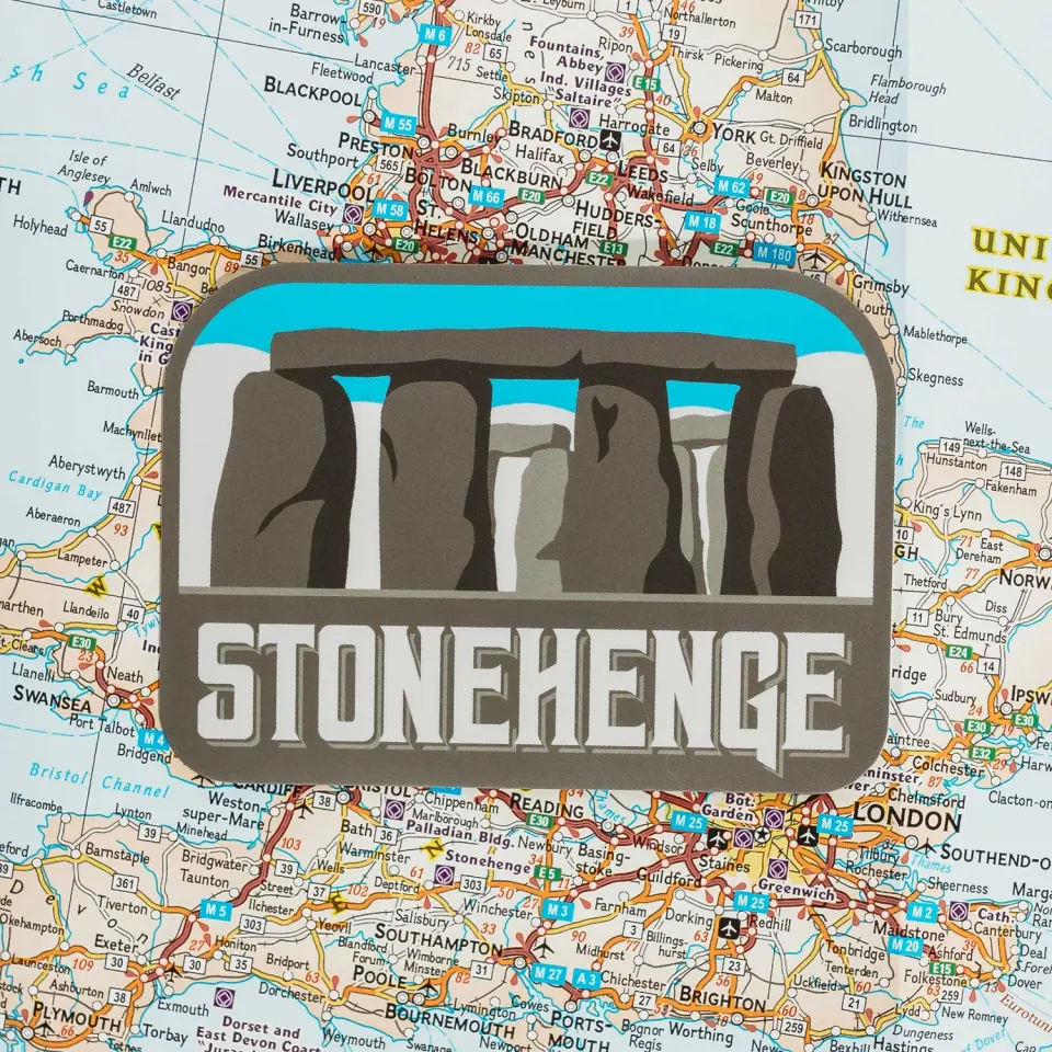 Vagabond Heart Stonehenge klistermærke vejrbestandig