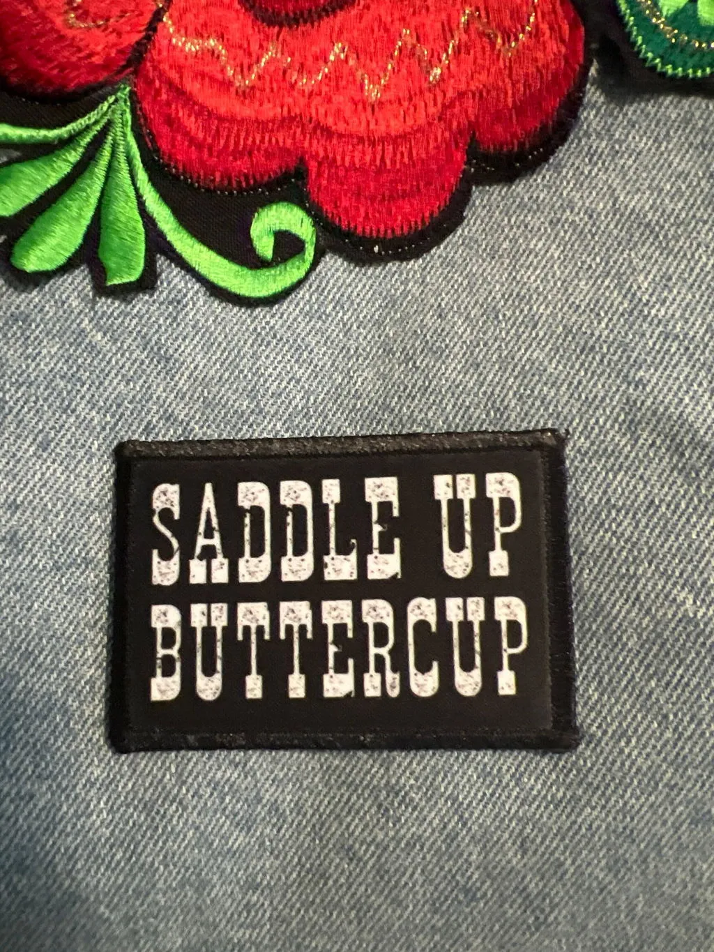 Pull Patch Howdy Howdy Howdy patch 76x51 mm velcro