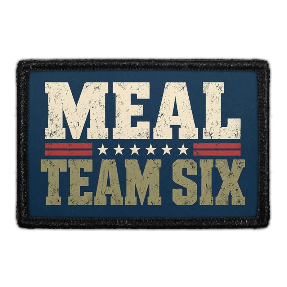 Pull Patch Meal Team Six patch velcro 76x51 mm