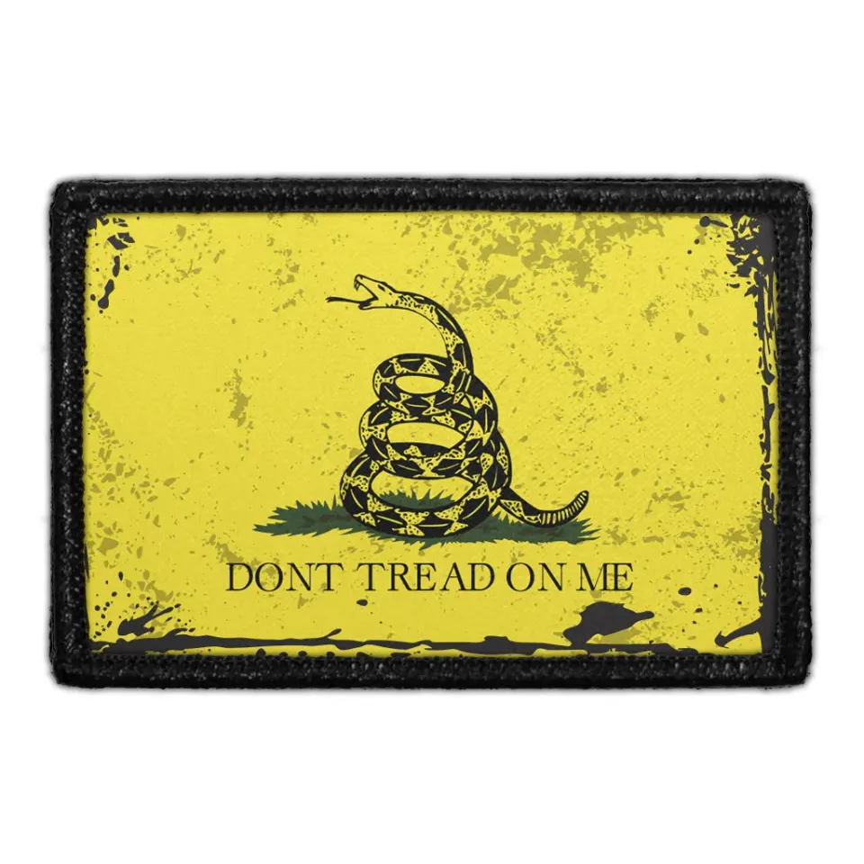 Pull Patch Don't Tread On Me Antique velcromærke
