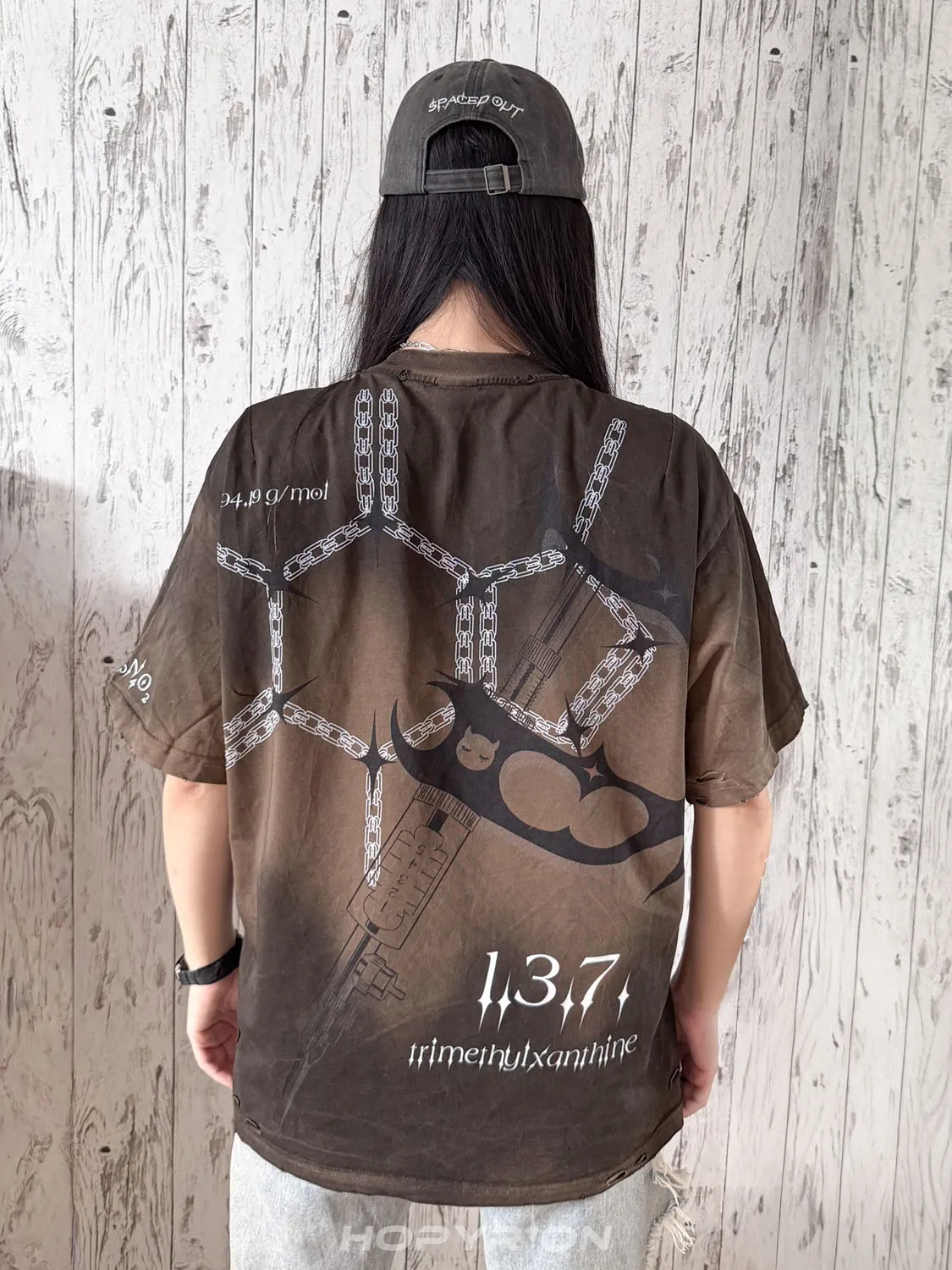 Hopyrion Caffeine Addict T-shirt unisex sort