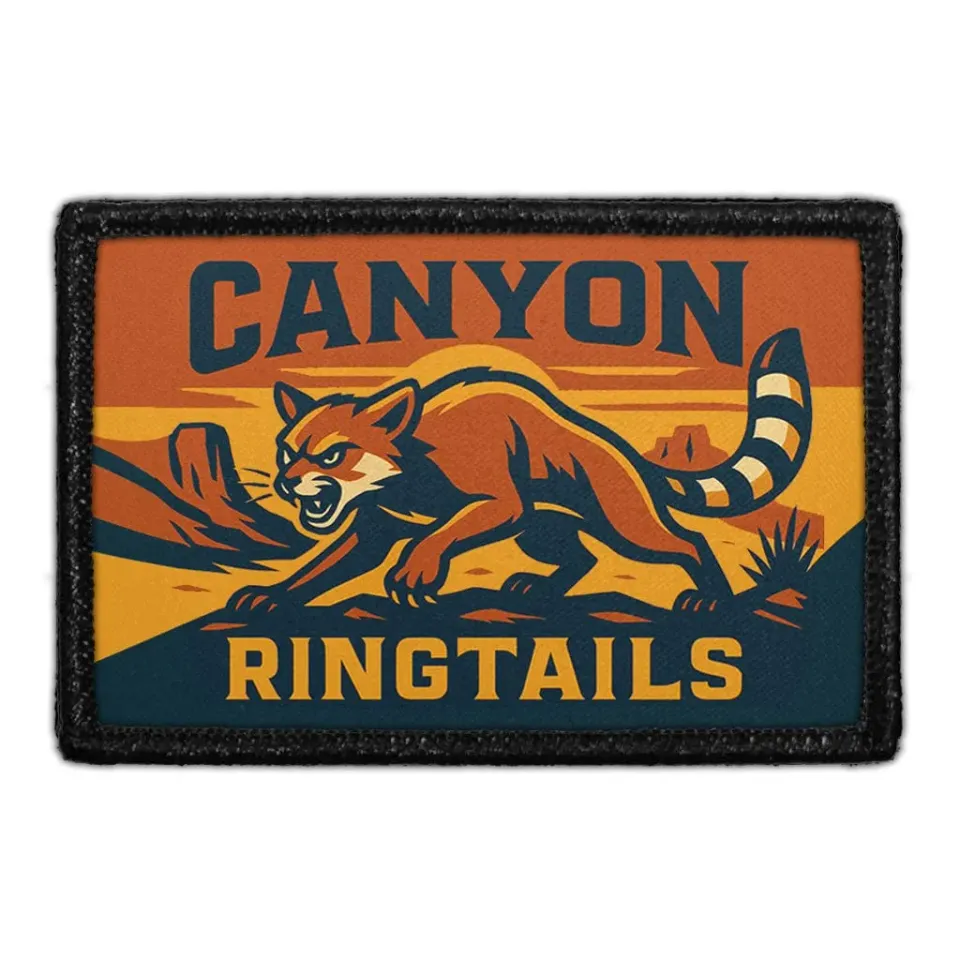 Pull Patch Canyon Ringtails patch 76x51 mm velcro