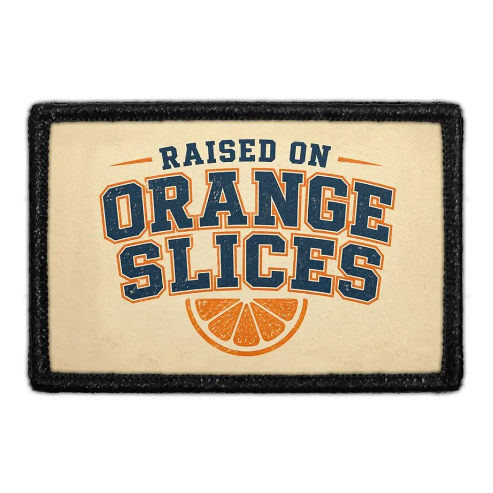 Pull Patch Raised on Orange Slices patch 76x51 mm sport