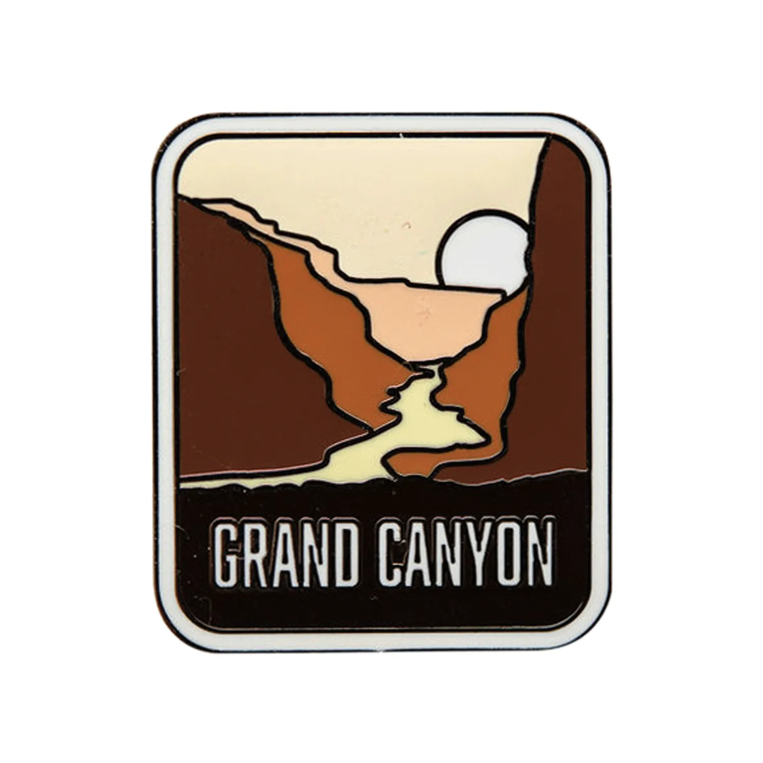 Vagabond Heart Grand Canyon pin nationalpark emalje