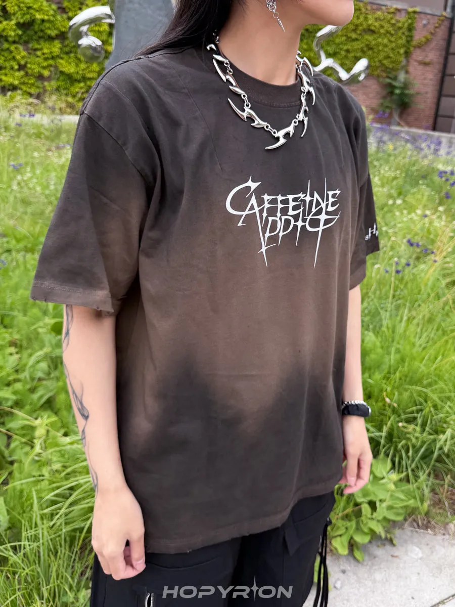 Hopyrion Caffeine Addict T-shirt unisex sort