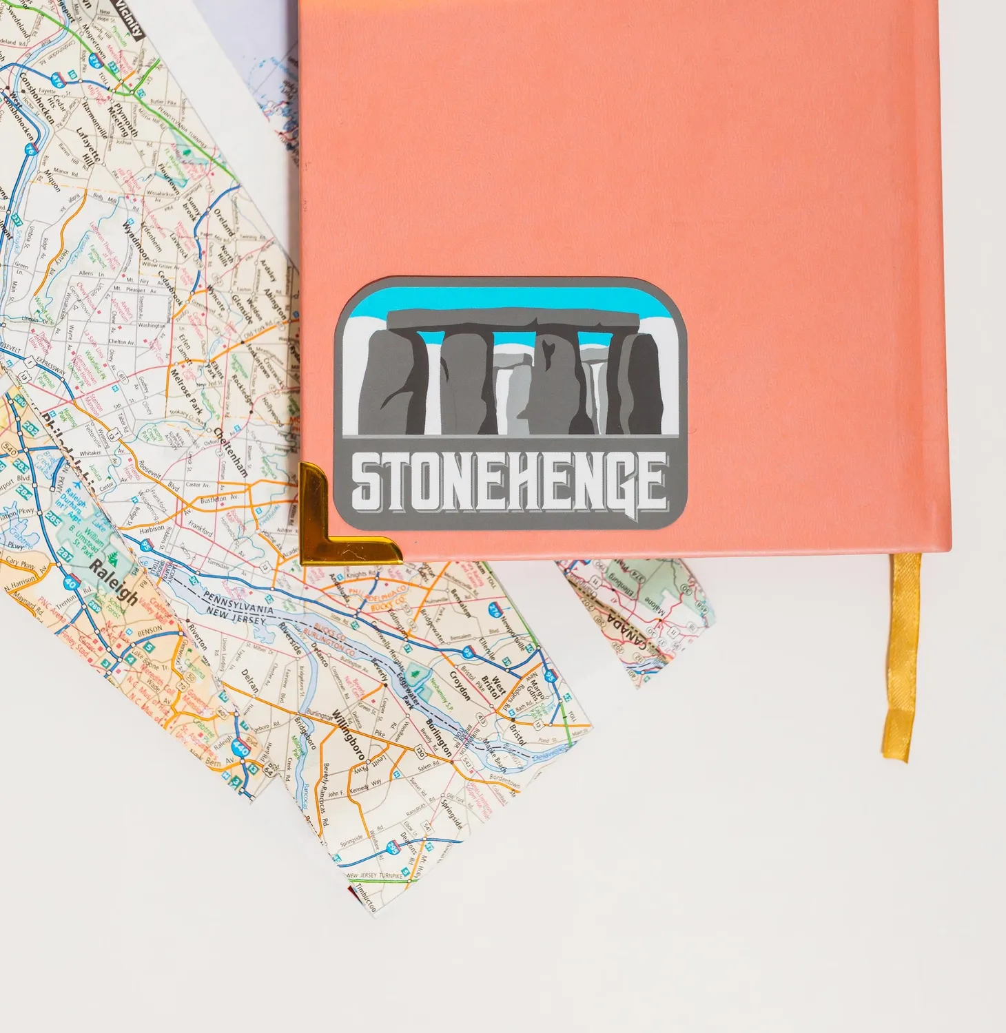 Vagabond Heart Stonehenge klistermærke vejrbestandig
