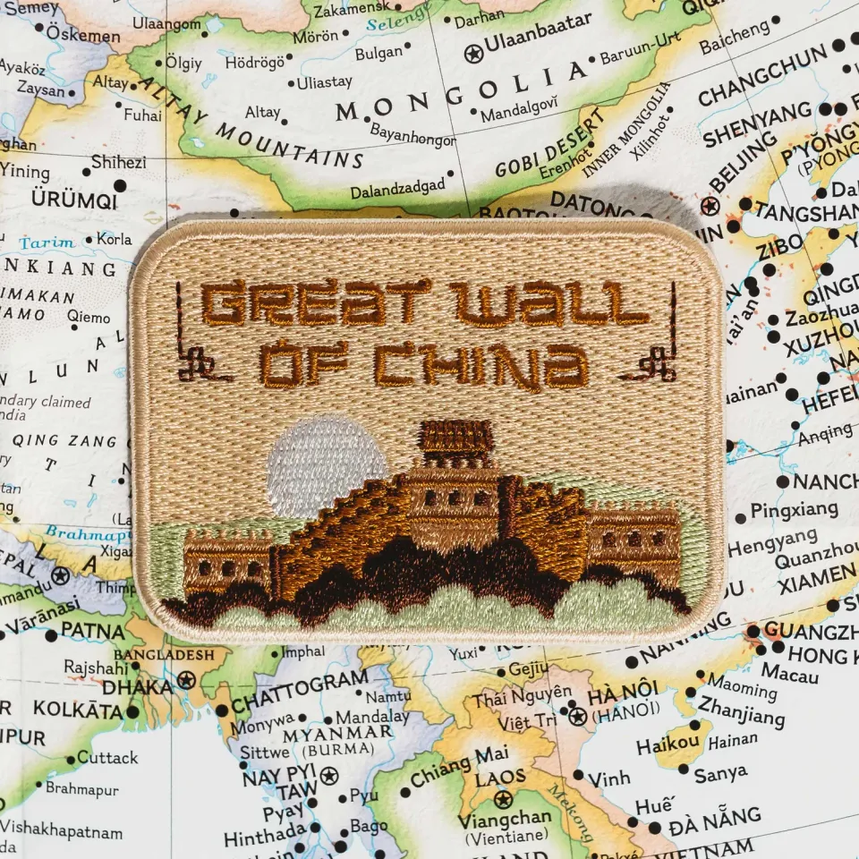 Vagabond Heart Great Wall strygemærke Kina broderi