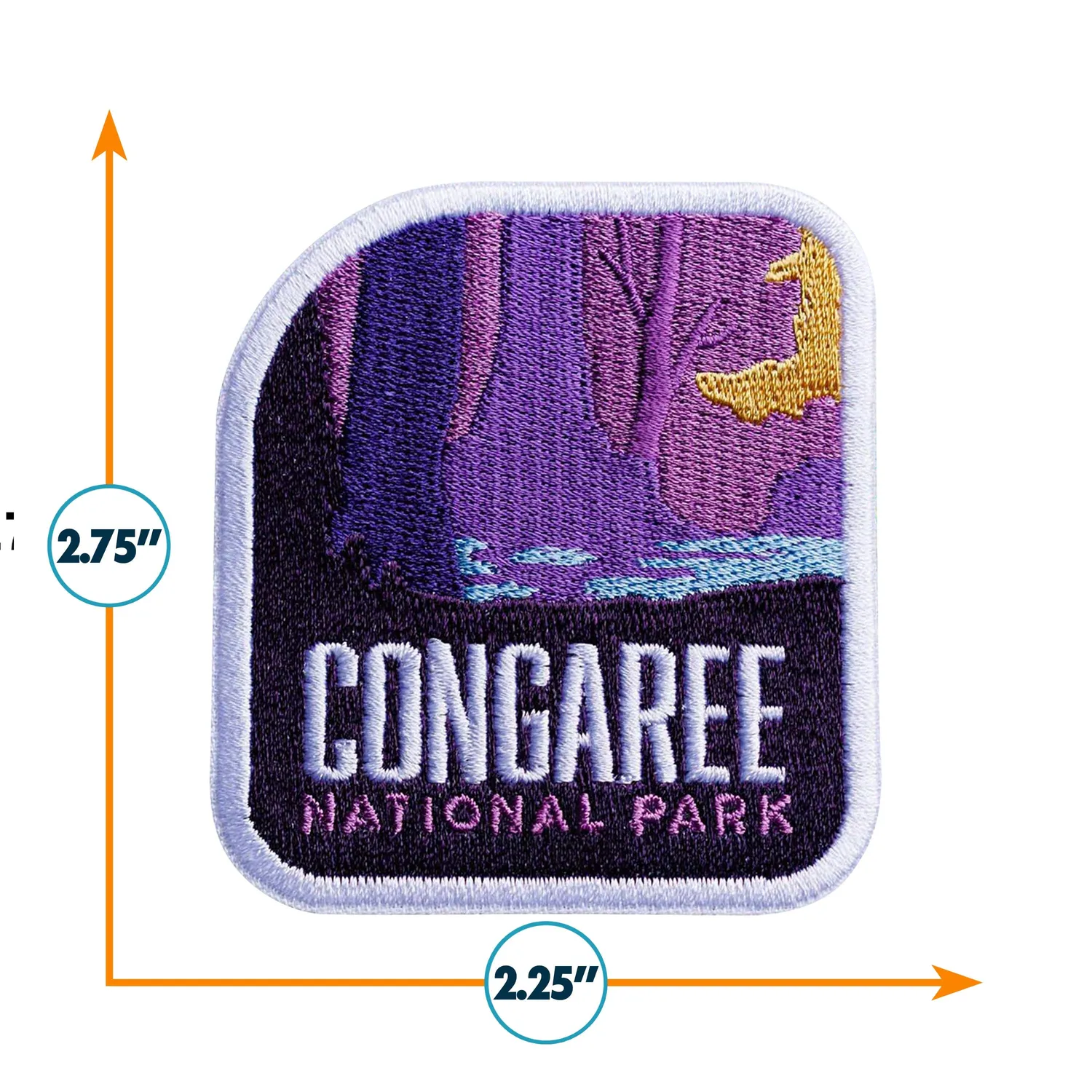 Vagabond Heart Congaree strygemærke 2,75" broderi