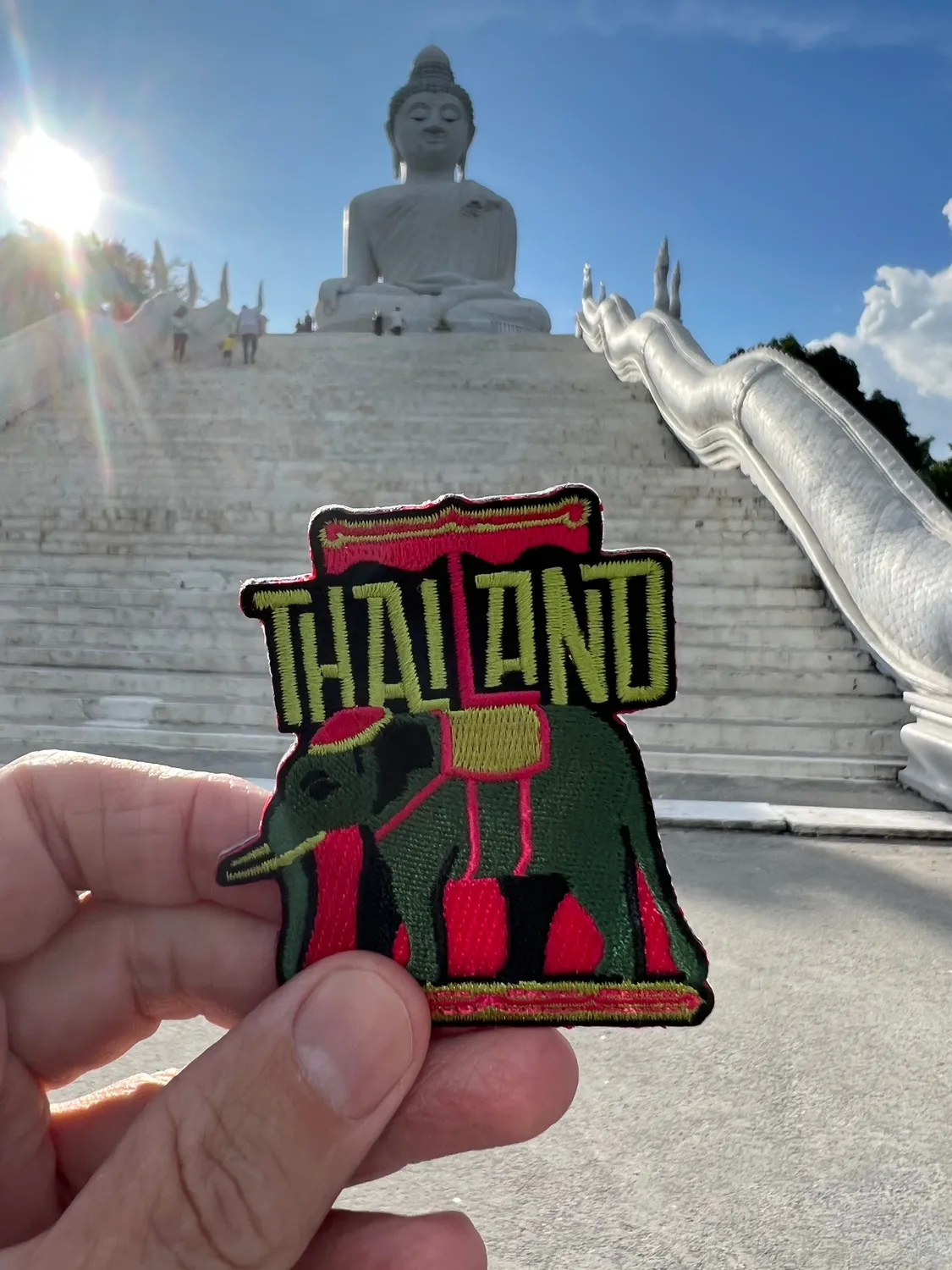 Vagabond Heart Thailand strygemærke 70x64 mm broderet