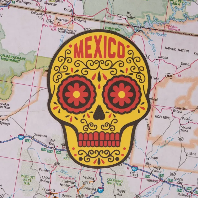 Vagabond Heart Mexico klistermærke 76x57 mm vinyl