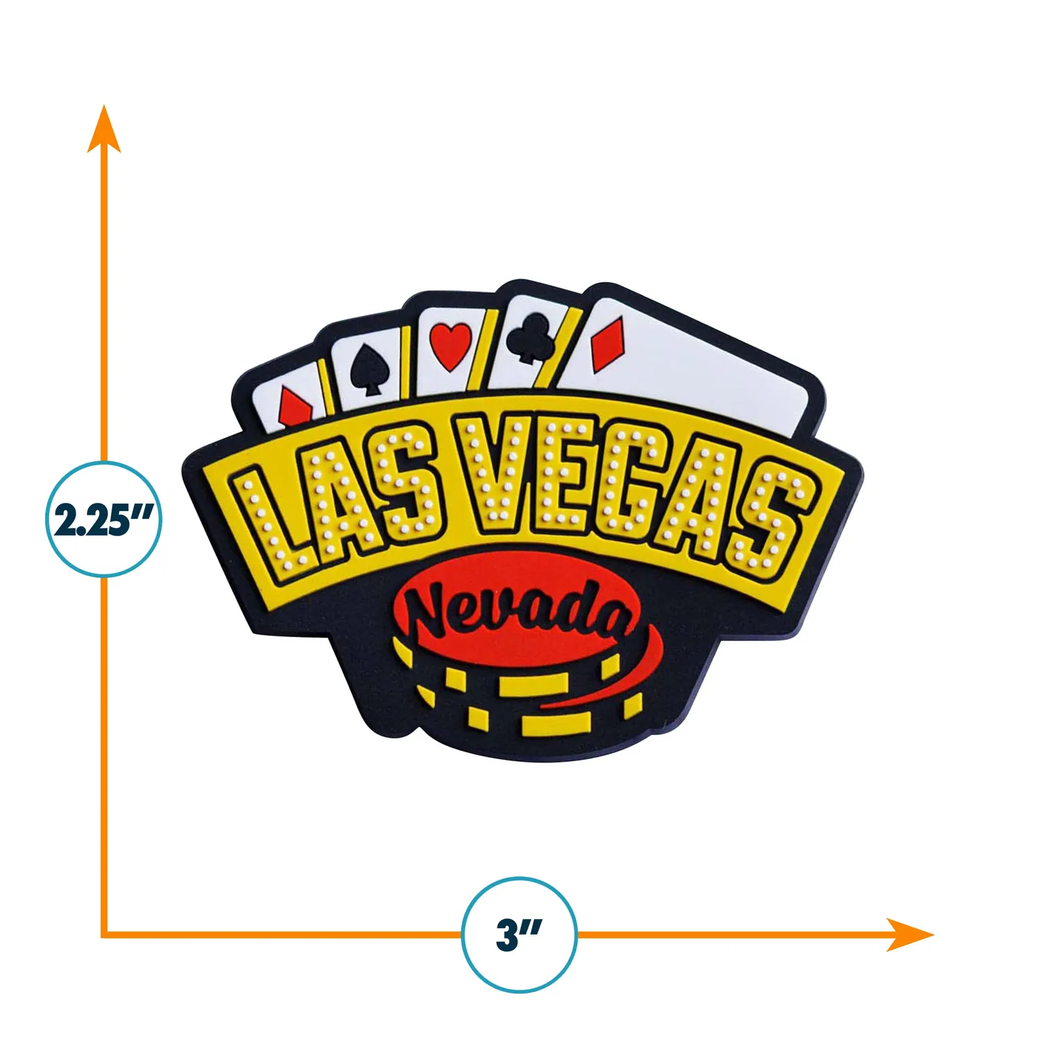 Vagabond Heart Las Vegas magnet køleskabsmagnet 57x76