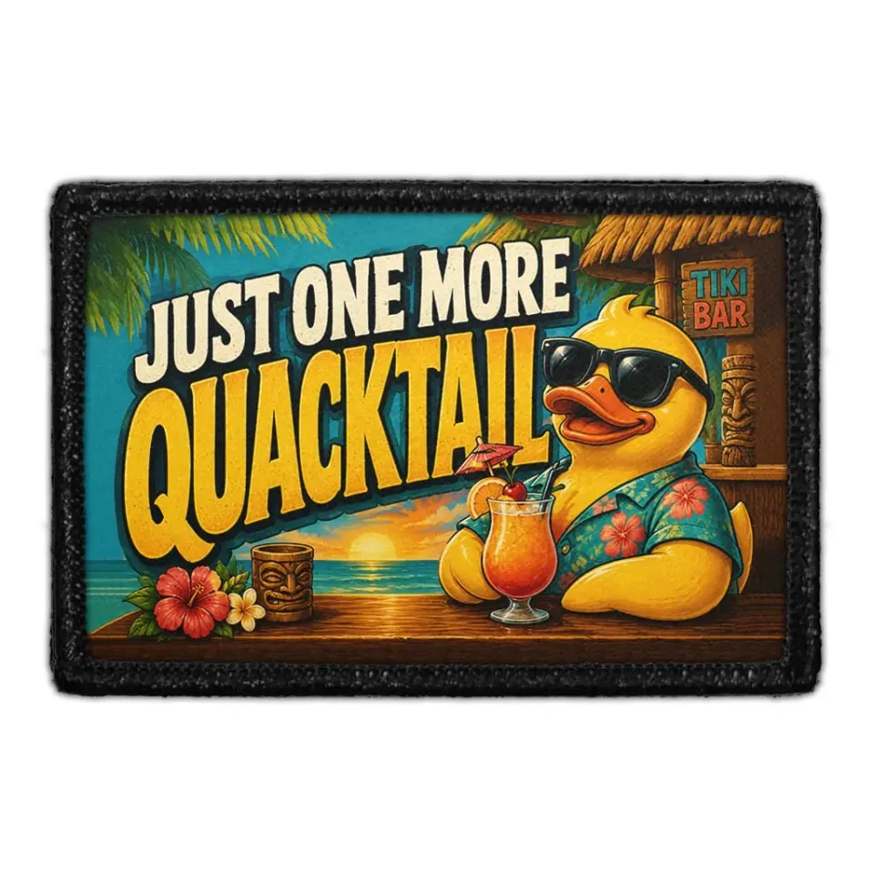 Pull Patch Just One More Quacktail patch velcro fest