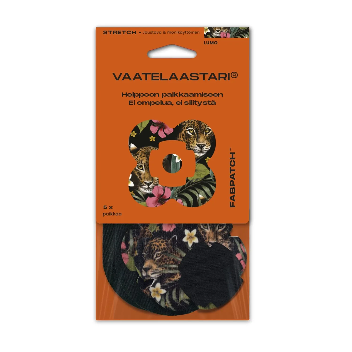 FabPatch Lumo tekstillapper 5 stk fleksible