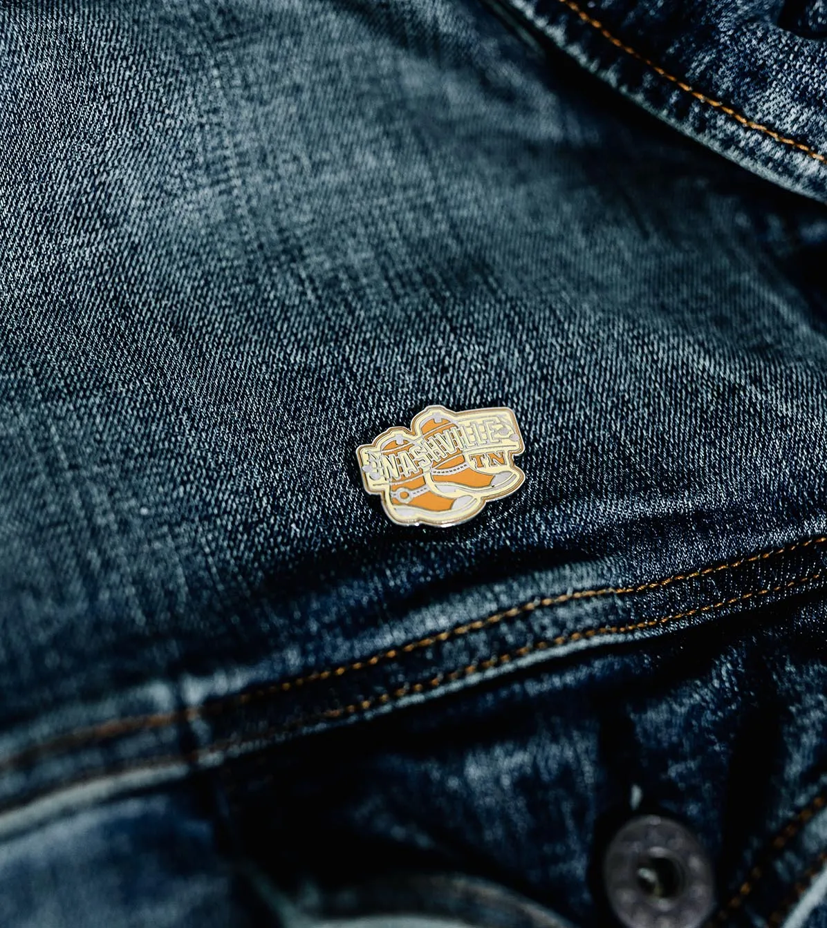 Vagabond Heart Nashville Tennessee pin hard emalje