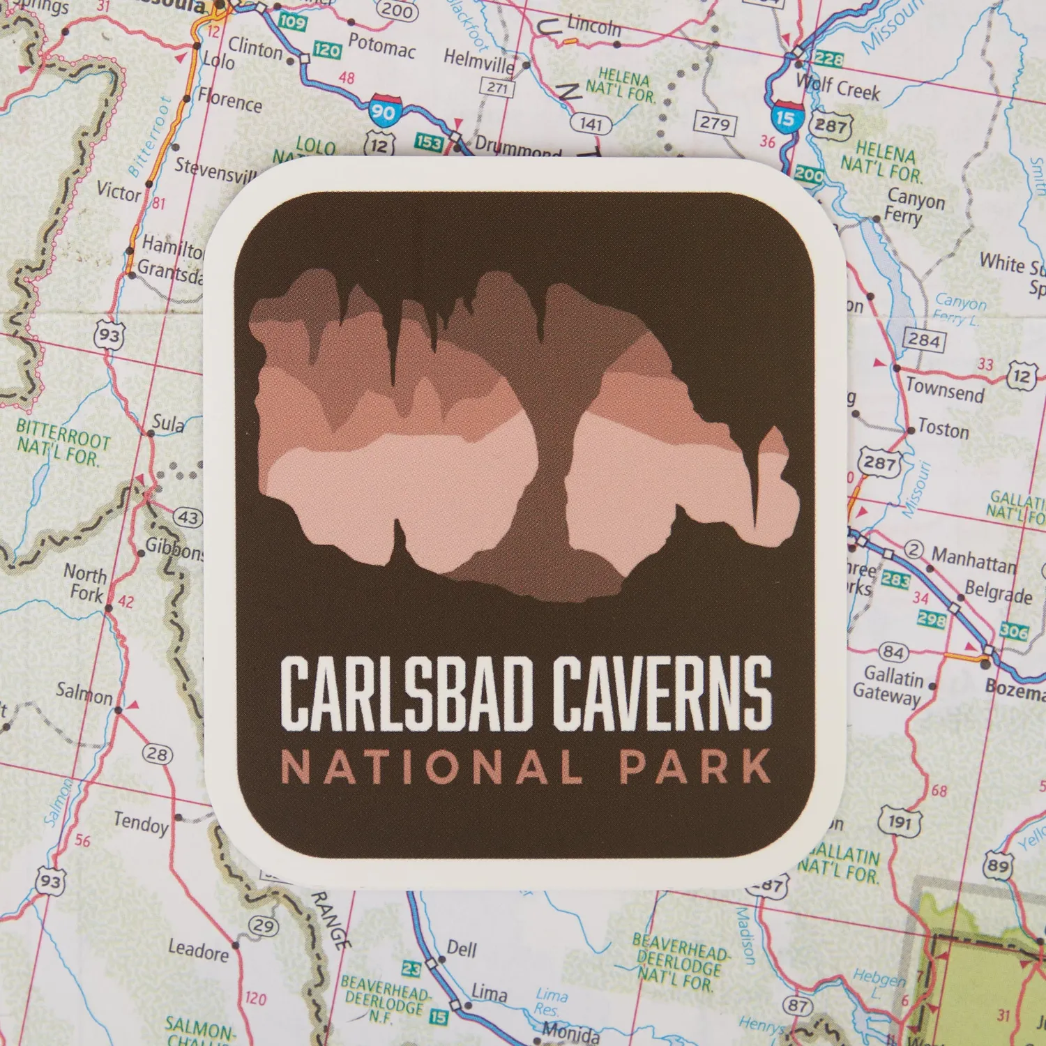 Vagabond Heart Carlsbad Caverns klistermærke vinyl