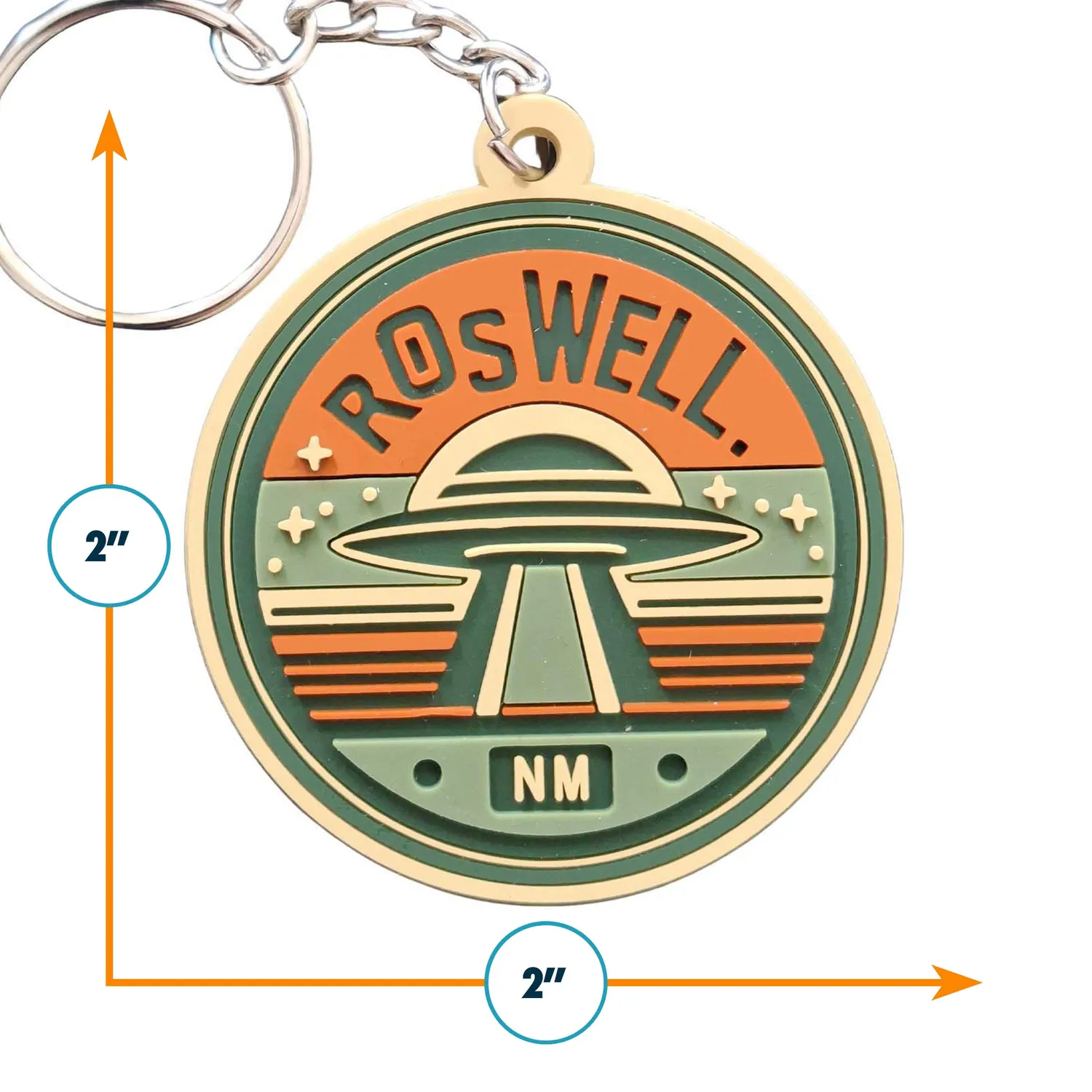 Vagabond Heart Roswell New Mexico nøglering ufo