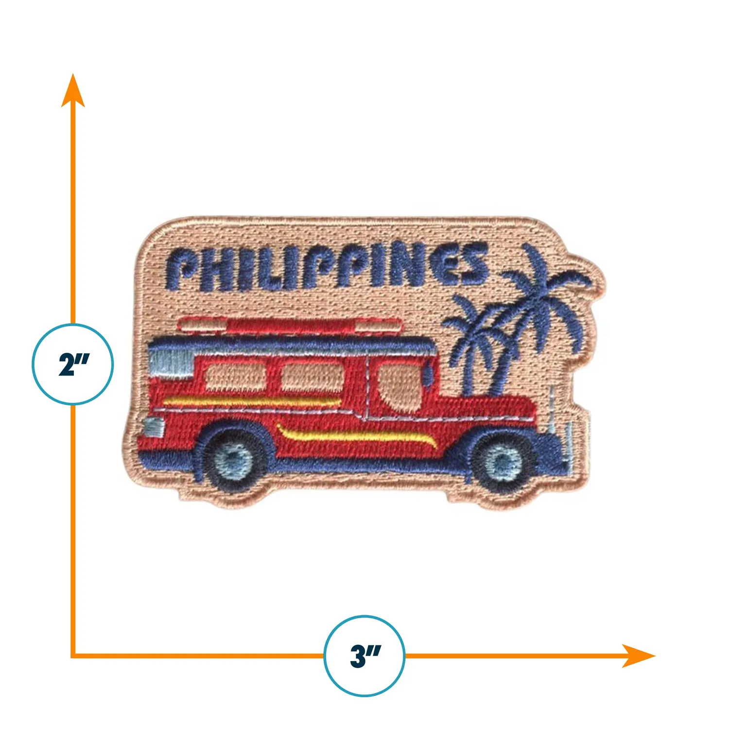 Vagabond Heart Philippines strygemærke jeep