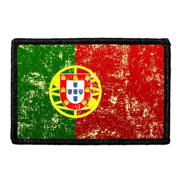 Pull Patch Portugal Flag patch farvet distressed