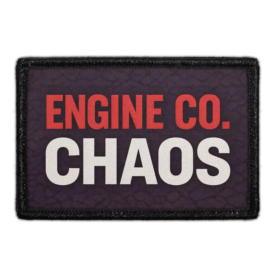Pull Patch Engine Co. Chaos patch 3x2 brandmand