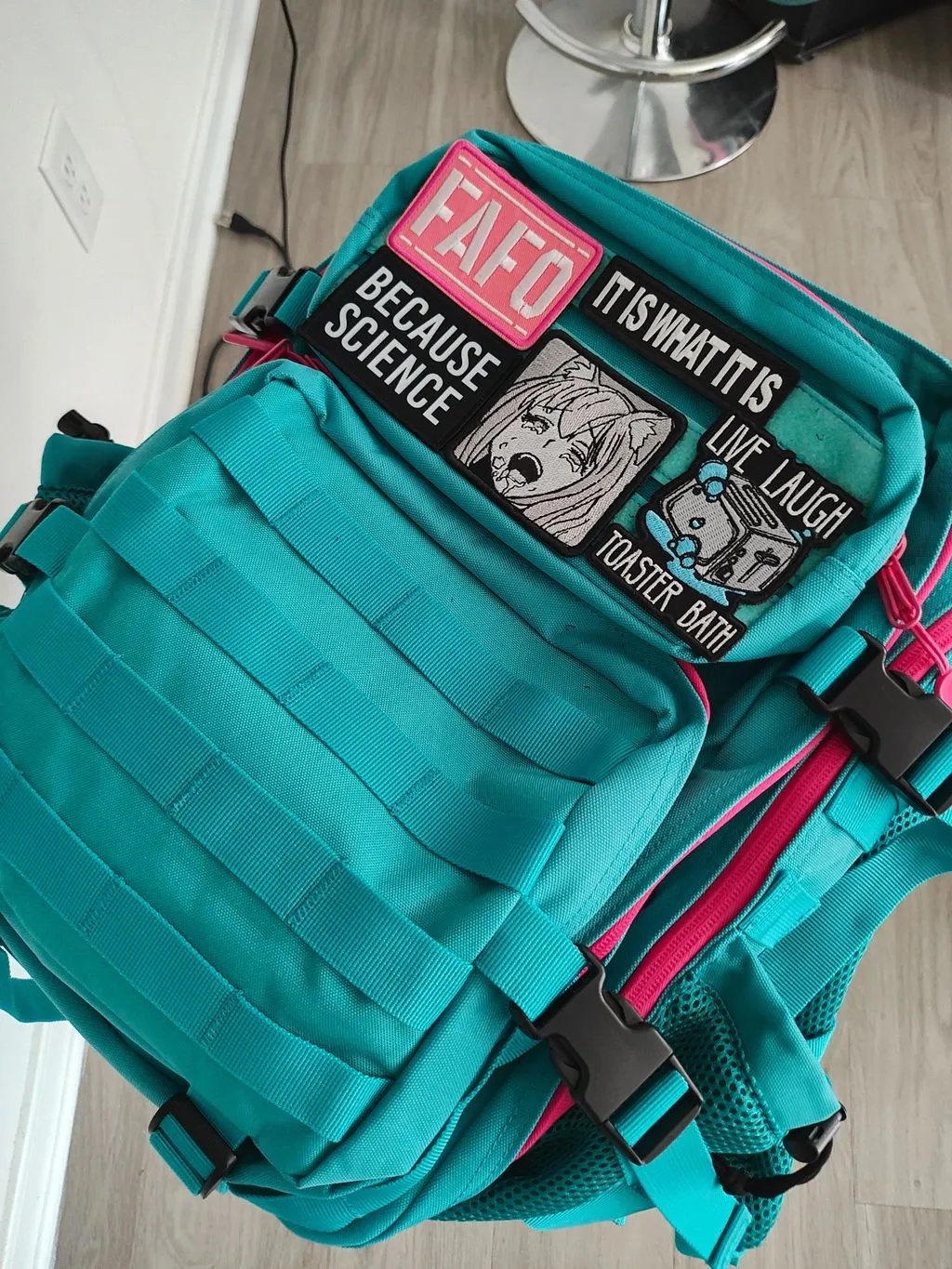 Pull Patch Book Nerd patch velcro aftagelig