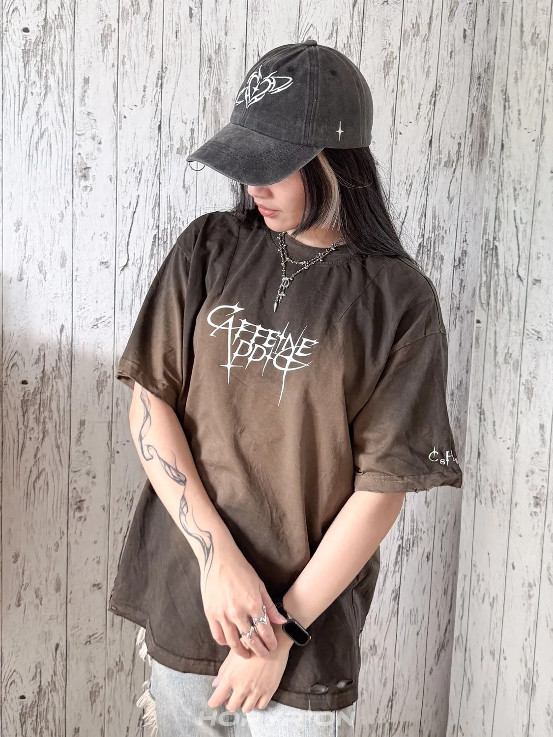 Hopyrion Caffeine Addict T-shirt unisex sort
