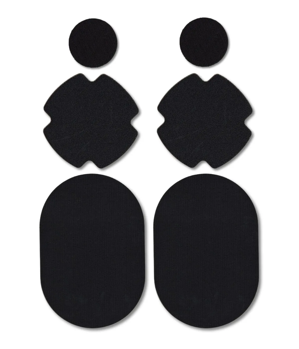 FabPatch Repair Kit Black Trio lapper 6-pak sort