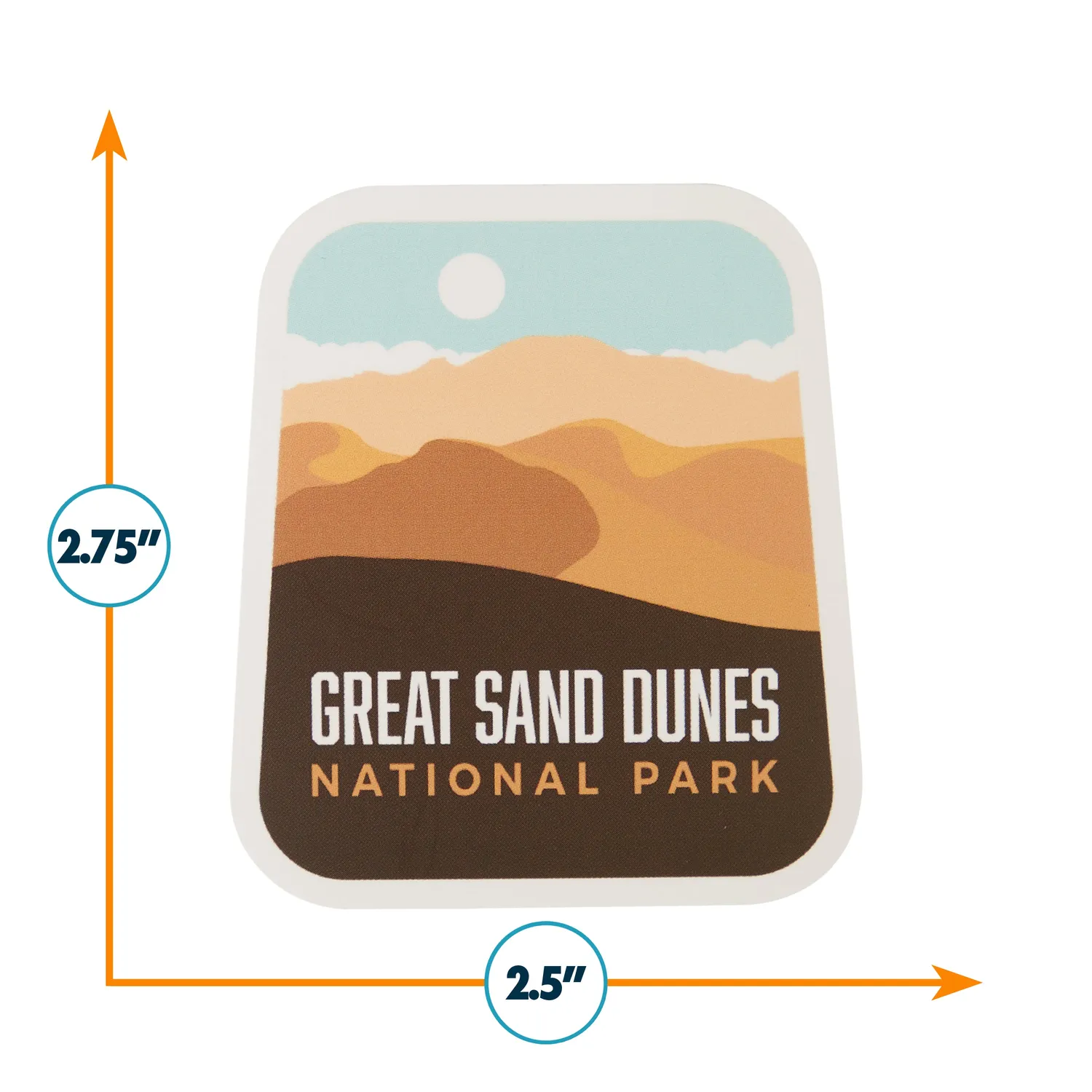 Vagabond Heart Great Sand Dunes klistermærke vejrbestandig