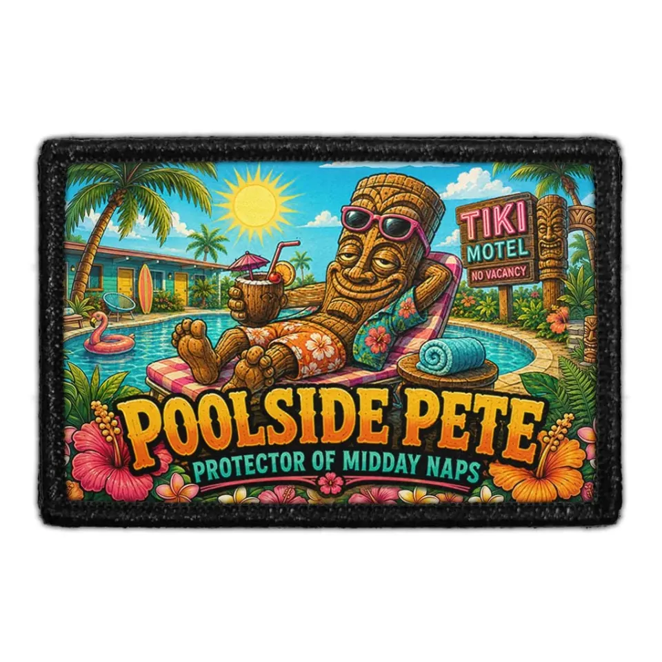 Pull Patch Poolside Pete patch 3x2 pool
