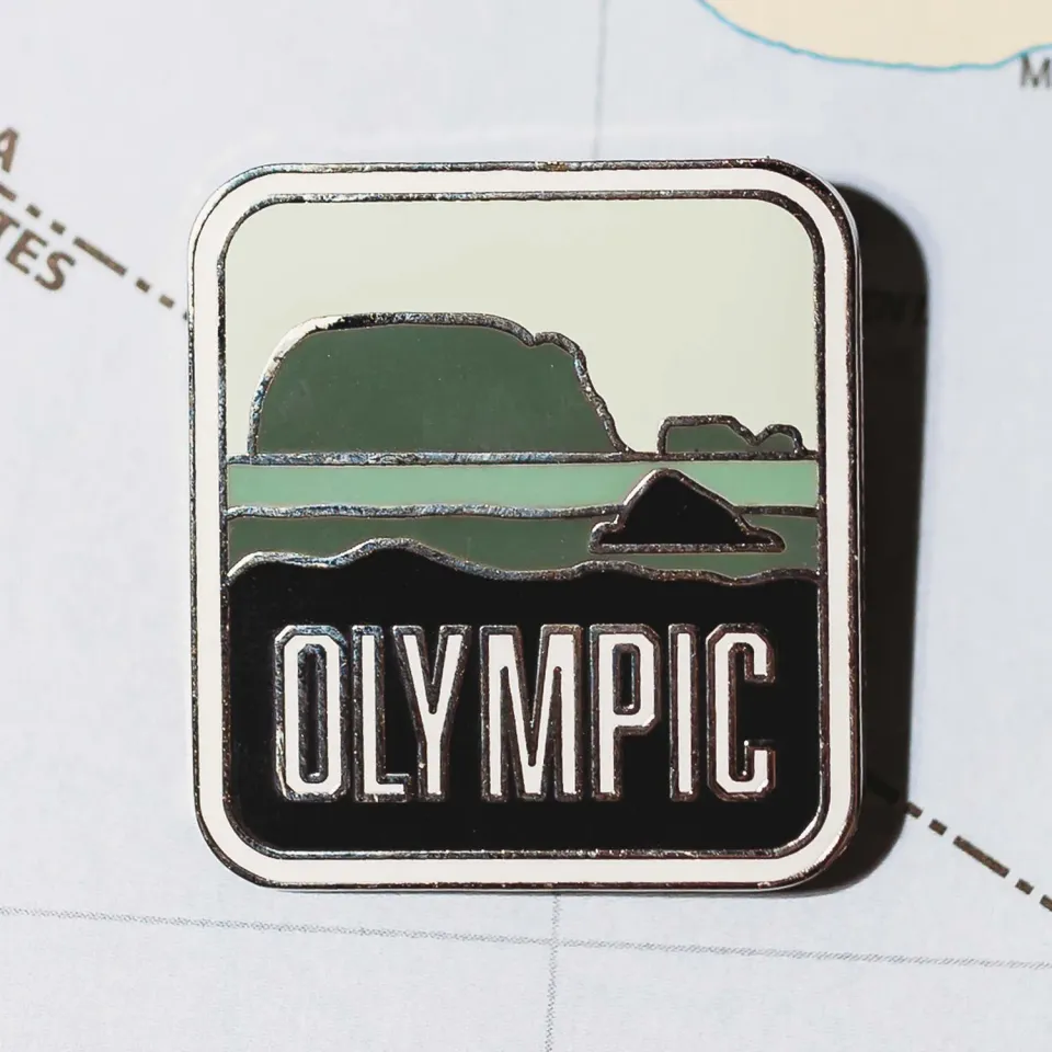Vagabond Heart Olympic National Park emaljepin hard emalje