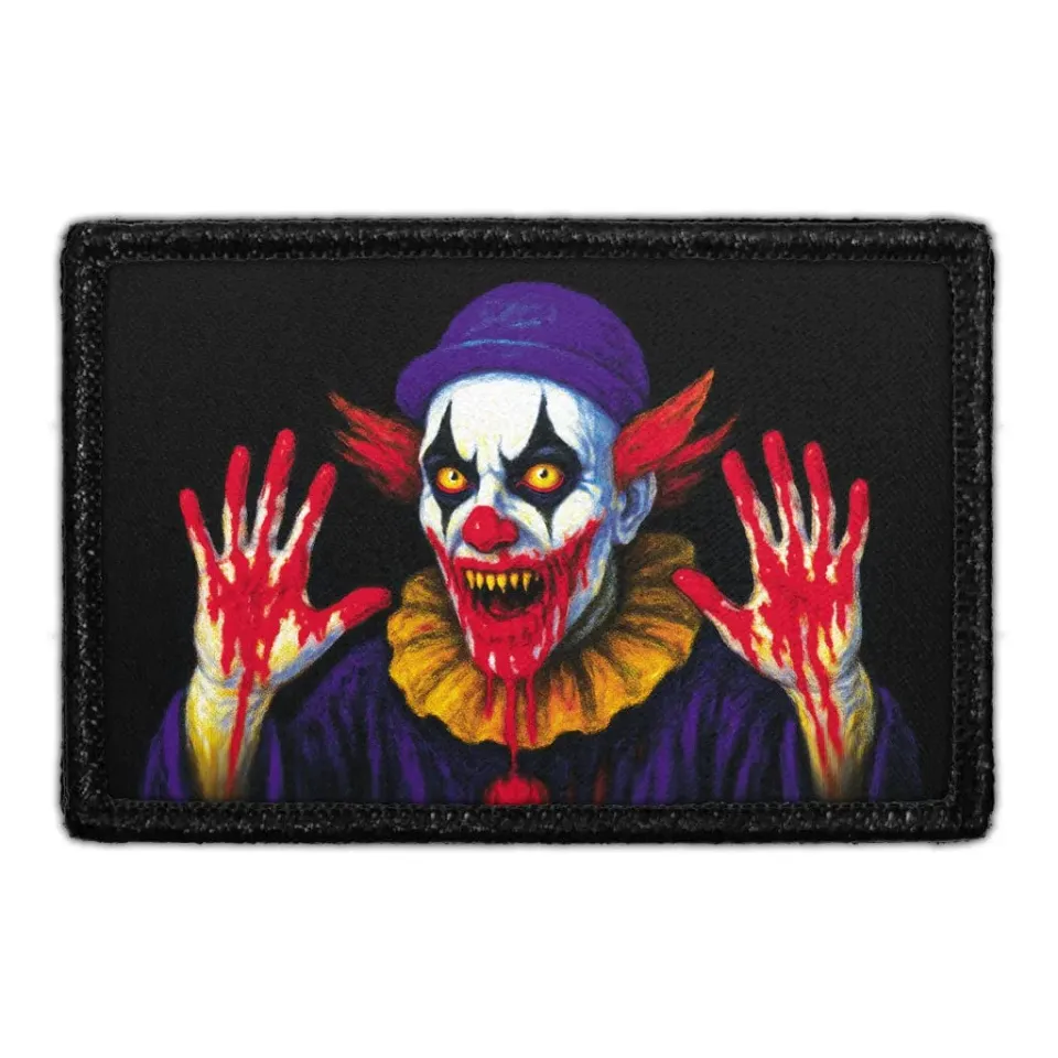 Pull Patch The Blood Mime patch med velcro – klovn 76 mm