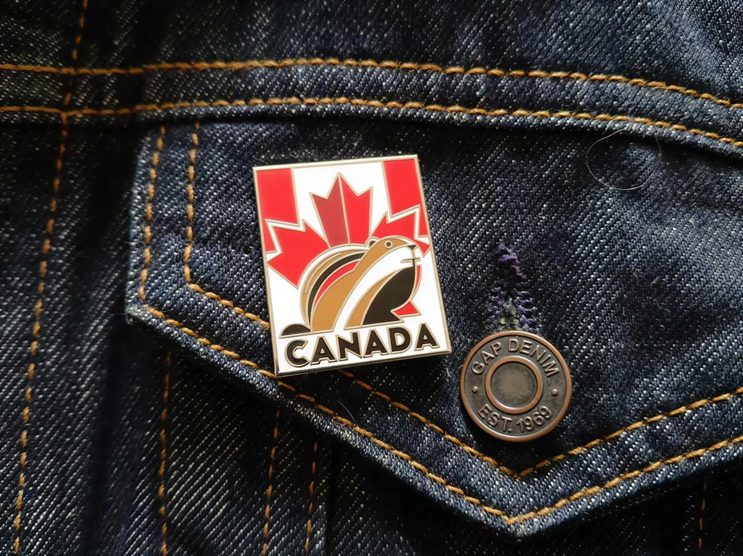 Vagabond Heart Canada pin emalje hård emalje